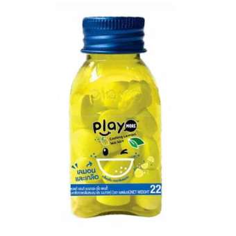 Kẹo ngậm Play More Hũ 22G vị chanh muối