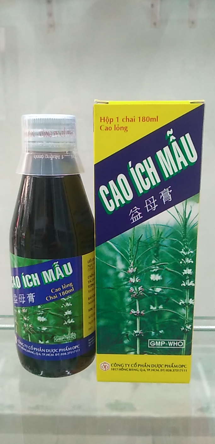 Cao ích mẫu chai 180ml