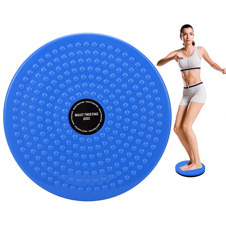 Xoay Eo Tập Thể Dục 360 Độ Giảm Mỡ Bụng Có Hạt Massage Bàn Chân