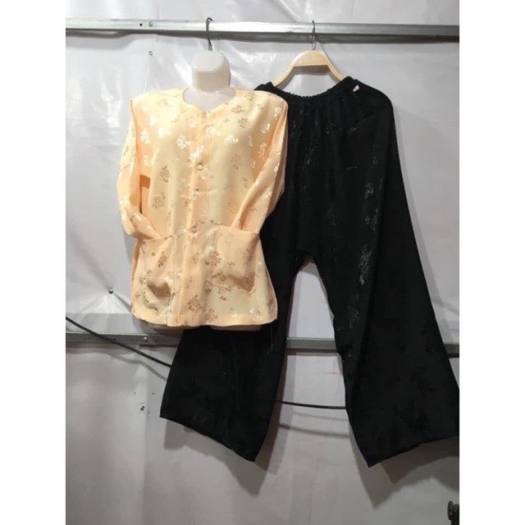 SET Bộ Đồ Người Già Vải Gấm Hoa Cao Cấp Dành Cho Bà Cho Mẹ