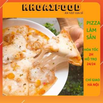 Bánh pizza làm sẵn siZe 16 cm vị xúc xích
