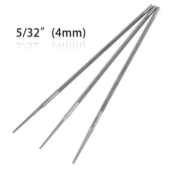 BOKALI 3 Cái Dũa Cưa Xích Tròn 4Mm 5/32 Inch, Mài Cho Chế Biến Gỗ