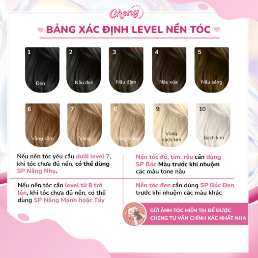 Thuốc nhuộm tóc màu NÂU BERRY không cần thuốc tẩy tóc Chenglovehairs, Chenglovehair