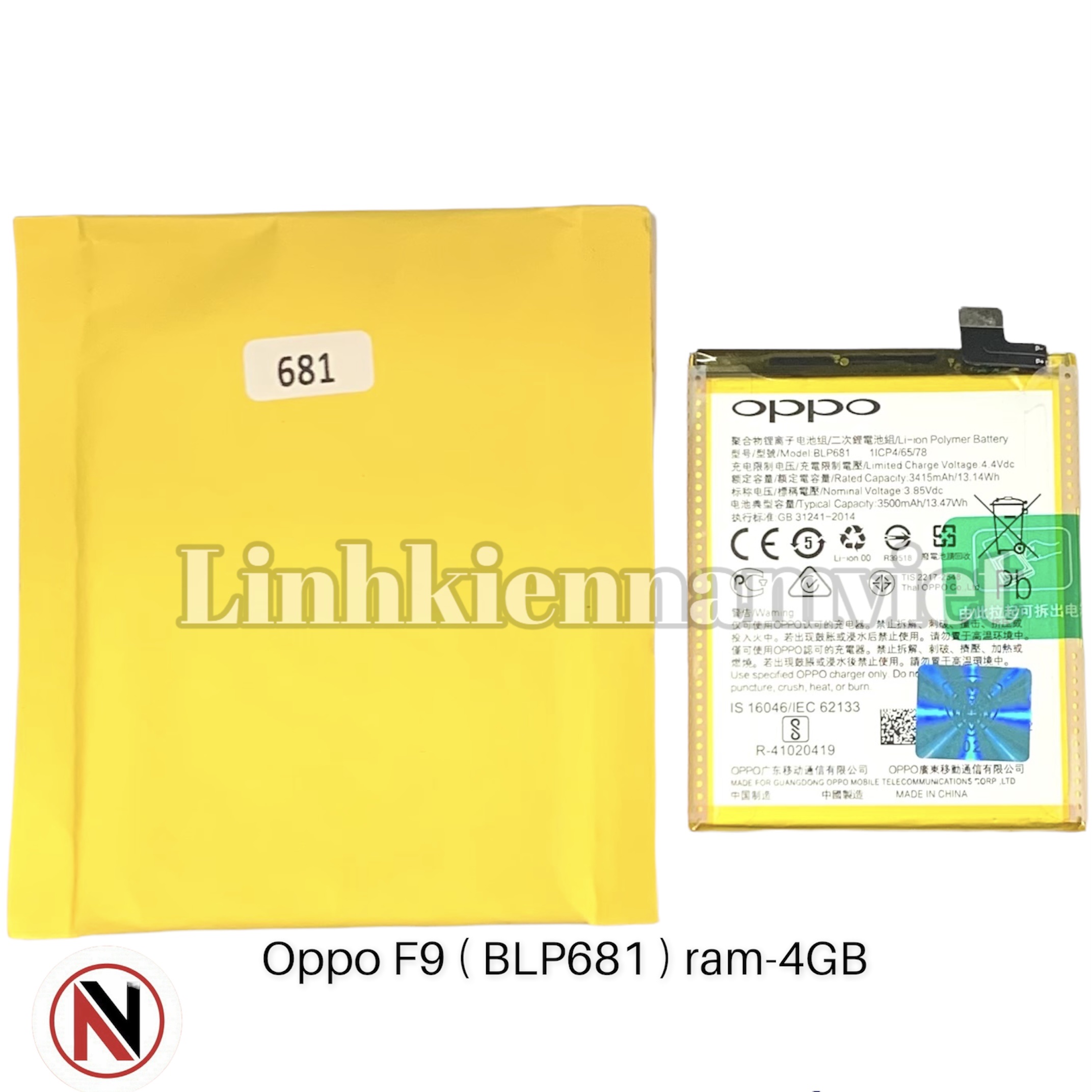 Pin oppo f9 / realme 2 pro / realme 2pro / r17 - 3500mah - bh 3 tháng