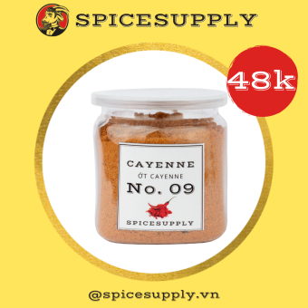 Hũ 70g Cayenne Pepper - Bột Ớt Chỉ Thiên SPICESUPPLY Việt Nam Siêu Cay Nhập Khẩu Gia Vị Healthy Giảm Cân Meal Plan Fitness