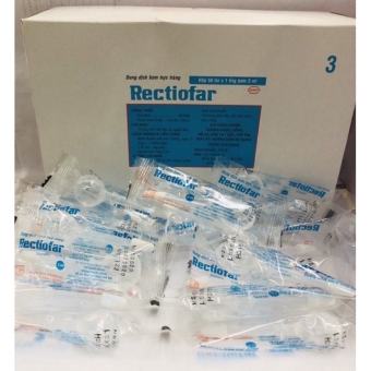 Dung dịch bơm trực tràng Rectiofar 3ml trẻ em táo bón (50 ống x 3ml)