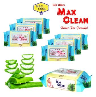 Combo 10 gói khăn ướt Max Clean 80g