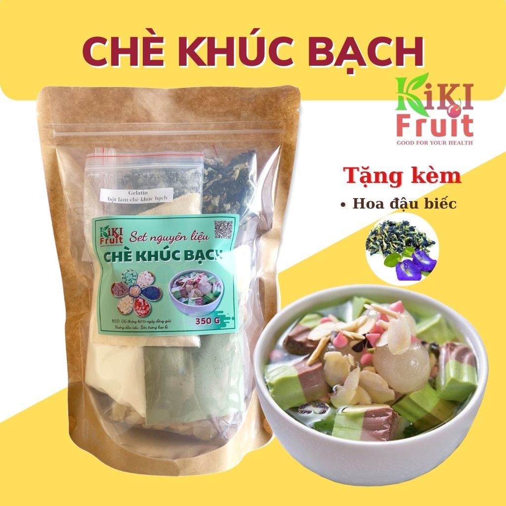 Chè Khúc Bạch, Set Chè Khúc Bạch Nấu Được 20 Chén Chè Thơm Ngon - KiKi Fruit
