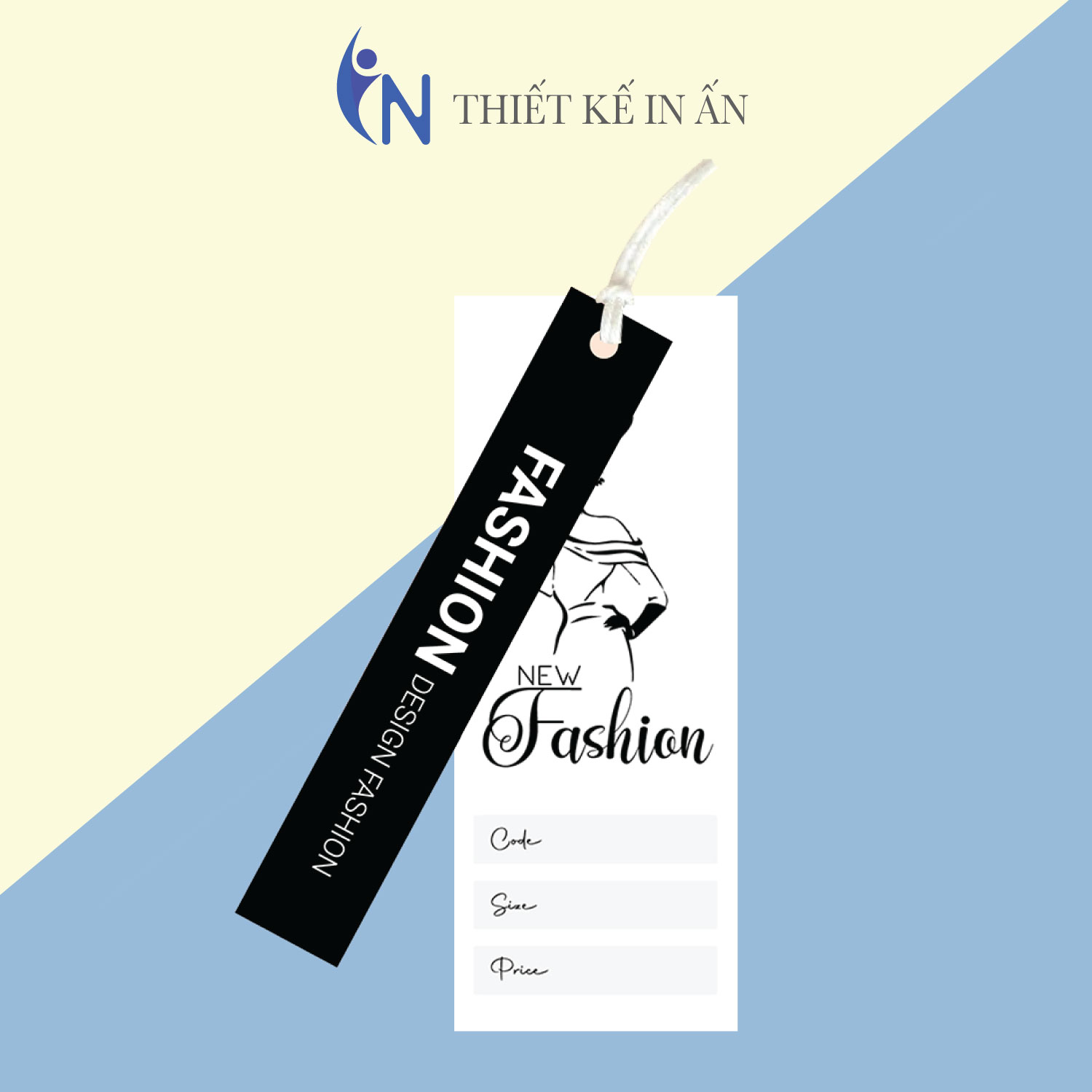 [HCM]Set Mác tag nhãn quần áo 100 mác có sẵn IN GIÁ RẺ  chất liệu giấy dày họa tiết thanh lịch thiết kế hiện đại thích hợp với nhiều loại quần áo cho shop