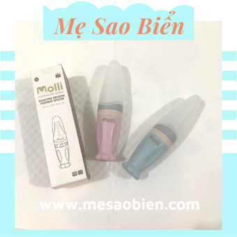 Bình thìa ăn dặm silicon cho bé