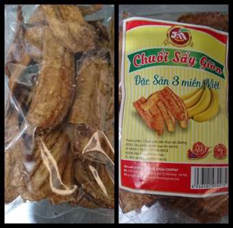 Chuối sấy giòn 220g