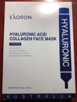 Mặt nạ collagen EAORON Hyaluronic acid collagen face mask 5 cái
