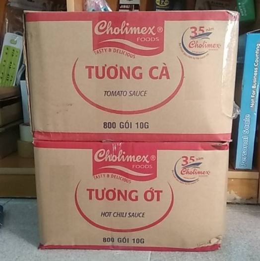 Tương cà, tương ớt Cholimex 10g (bịch 50 gói)