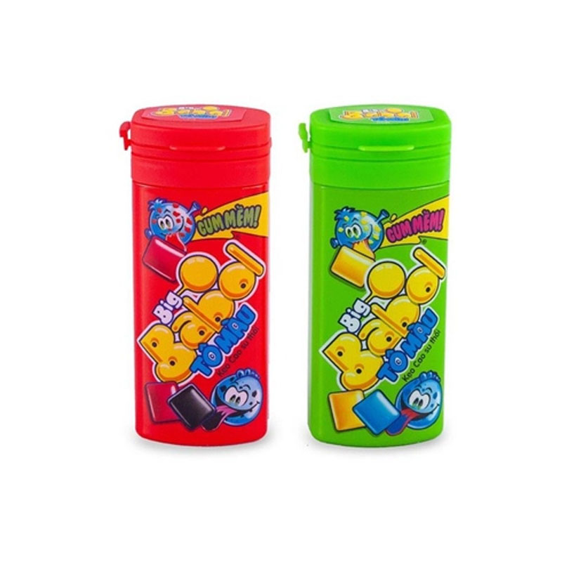 Thanh hoá - 2 hộp kẹo cao su thổi big babol tô màu hộp 18g