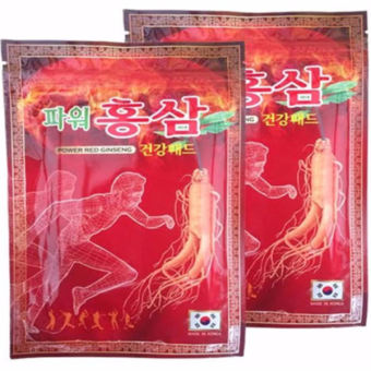 Cao dán hồng sâm Korea power Gíneng 20 miếng túi đỏ
