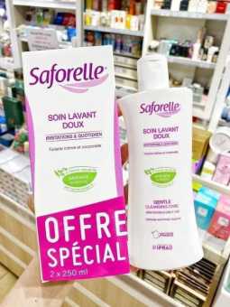 CHÍNH HÃNG - Dung dịch vệ sinh phụ nữ Saforelle của Pháp (tên đầy đủ: Saforelle Soin Lavant Doux)