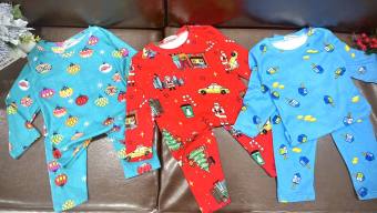 bộ đồ dài tay giáng sinh ấm áp mềm mịn cho bé trai, gái size từ 5-27kg