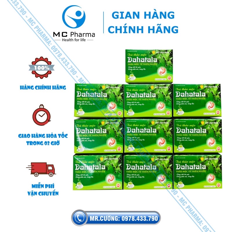 Combo 10 hộp trà Dahatala Học viện quân y