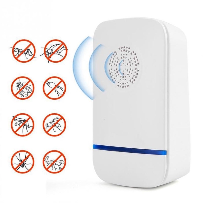 Máy Đuổi Chuột Chính Hãng Máy Đuổi Chuột Đa Công Nghệ Pest Repeller, Máy Đuổi Muỗi, Gián, Chuột, Kiến, Côn Trùng Bằng Sóng Siêu Âm