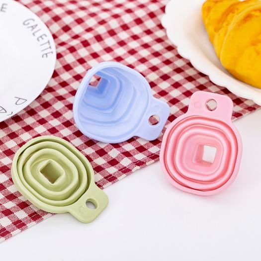 Phễu Đong Mini Silicone Sang Chiết Chất Lỏng Dung Dịch Gấp Gọn Tiện Lợi GIAO MÀU NGẪU NHIÊN