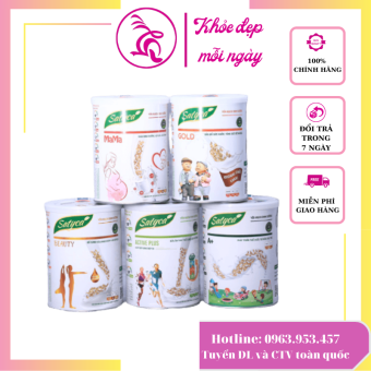 Sữa yến mạch dinh dưỡng Satyca Active Plus, Satyca MaMa, Satyca Beauty, Satyca A+, Satyca Gold - 500gr