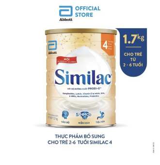 Sữa Bột Abbott Similac 4 1.7kg Cho Bé Trên 2 Tuổi