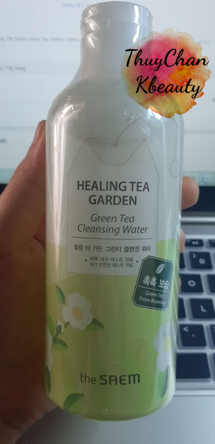 MS85 Nước tẩy trang The Saem Healing Tea Garden Green Tea Cleansing Water 300ml