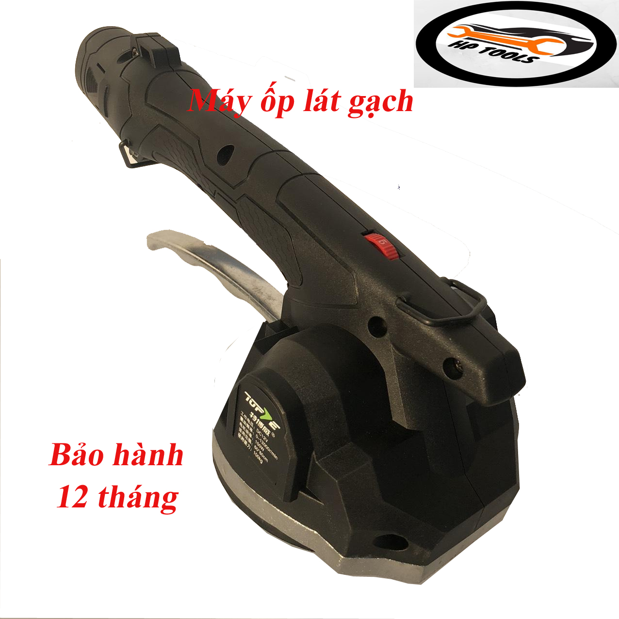 Máy ốp lát gạch 2 chức năng TOPVEL V7 dùng pin-Đầm rung và hít gạch tiện dụng-Bảo hành 6 tháng