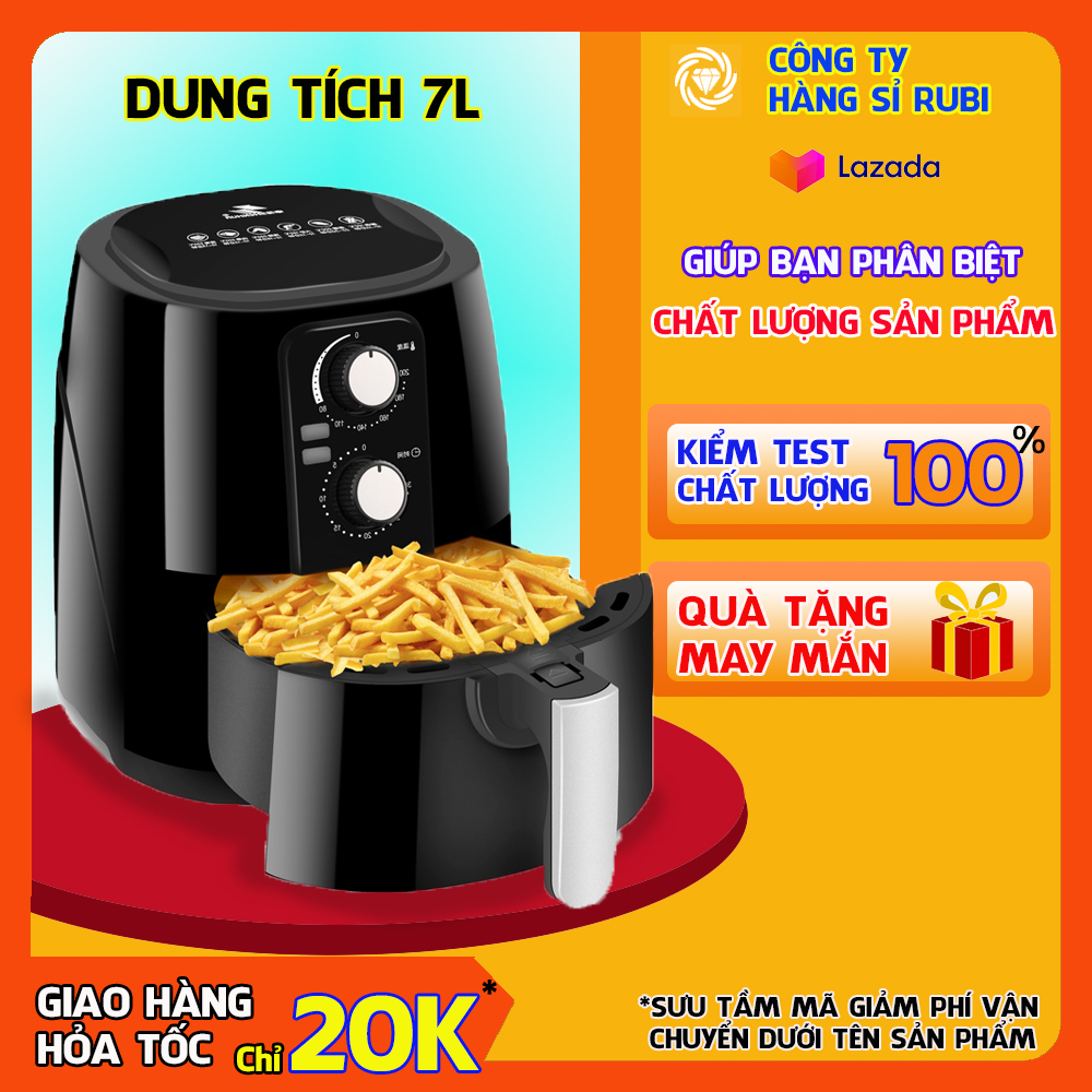 [HÀNG TỐT] Nồi Chiên Không Dầu CAMEL dung tích 7L - BẢO HÀNH 1 NĂM, noi chien không dầu, nôi chiên không dầu, nôi chien không dầu, noi chien ko dầu, air fryer, lò chiên không dầu, nồi chien không dầu, lò nướng không dầu