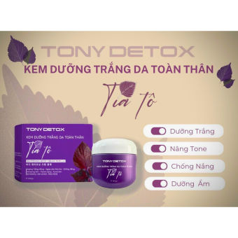 Kem BODY TÍA TÔ TONY DETOX - trắng da toàn thânHình Ngộ Nghĩnh Tiện Lợi, Siêu Chắc Chắn