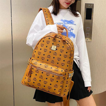 Balo nam nữ đi học MoM hàng Quảng Châu,Cặp nam nữ da đi học đi chơi(size 40) chất da xịn