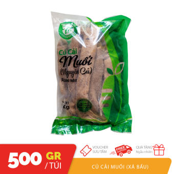 500gr cải xá bấu củ cải muối nguyên củ