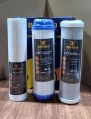 BRASSCO 10inch 3stage Water Filters Replacement 3pcs Box Set