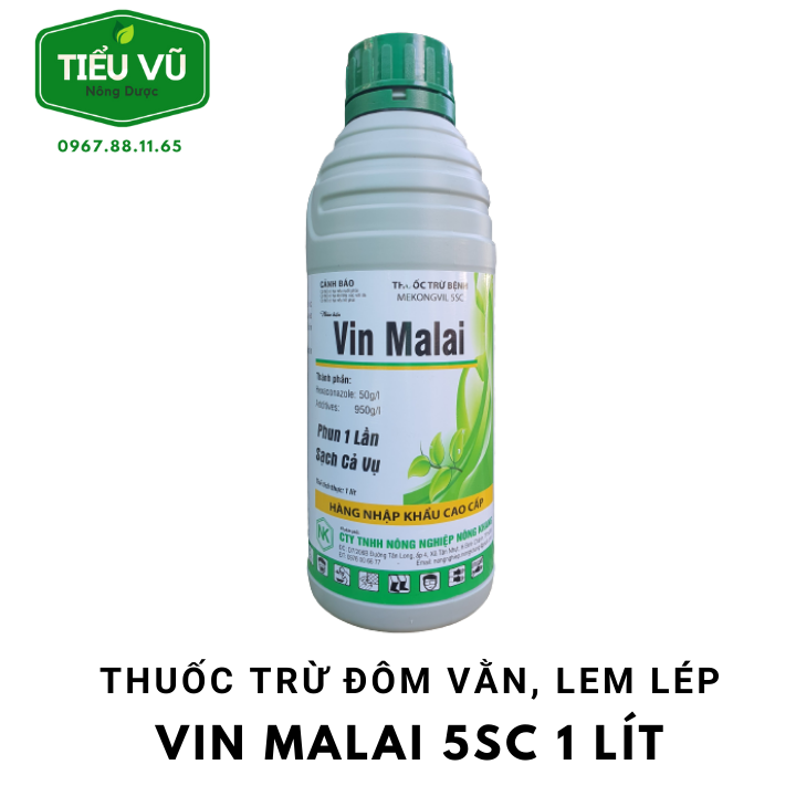 Thuốc trừ bệnh rỉ sắt, khô vằn Anvin Malai 5SC 1 lít