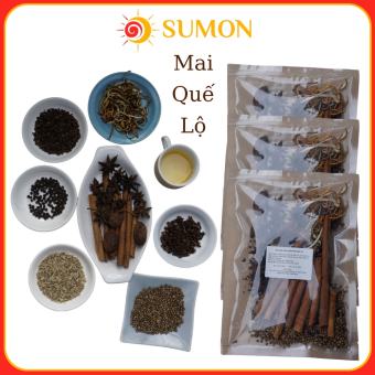 Set Nguyên Liệu Ngâm Mai Quế Lộ 1 Lít 10 Vị SUMON Set dùng cho món bánh trυng thu, lạp xưởng, ướp thịt, cá... MS-58