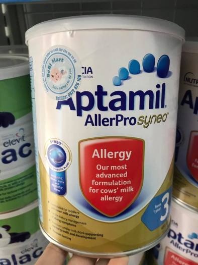 Sữa Aptamil AllerPro Syneo số 3 900G (dành cho bé dị ứng đạm sữa bò)