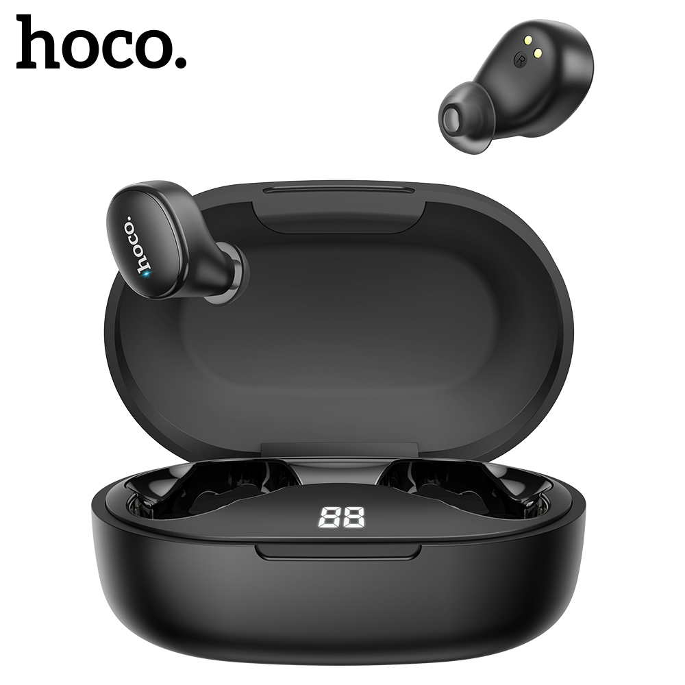 Hoco tai nghe không dây ew11 tai nghe tws điều chỉnh bluetooth 5.1 tai nghe bluetooth không dây có micro thông dụng ios & android