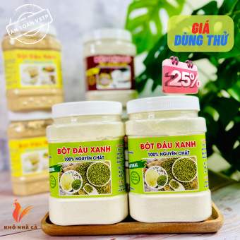 Bột đậu xanh rang xay hủ 500 gram