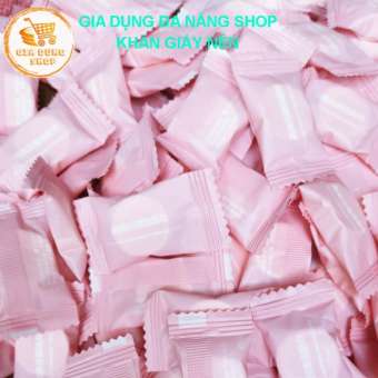 Khăn lau mặt, khăn giấy nén hình viên kẹo tiện dụng đa năng