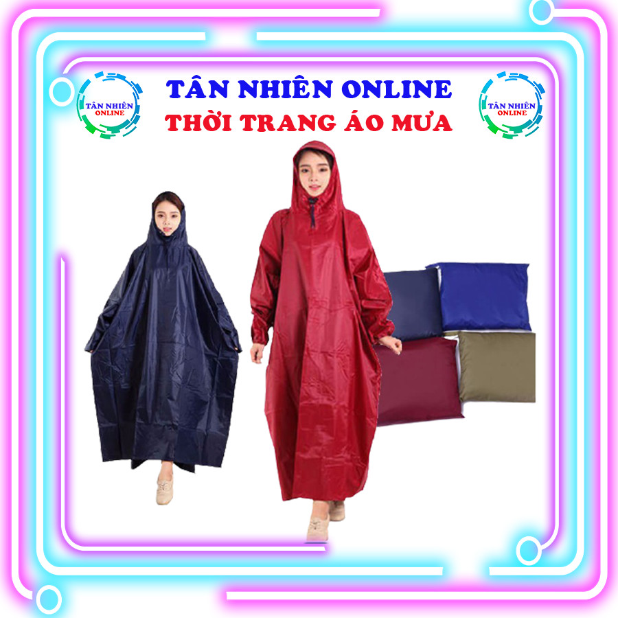[Hỏa tốc] Áo mưa cánh dơi vải dù  1m4 vải dày chắc chắn che mưa hiệu quả, Tân nhiên online