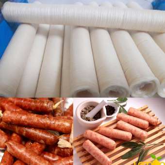 1 Vỏ collagen làm xúc xích size 17mm loại 1 NDX của Viscofan Đức
