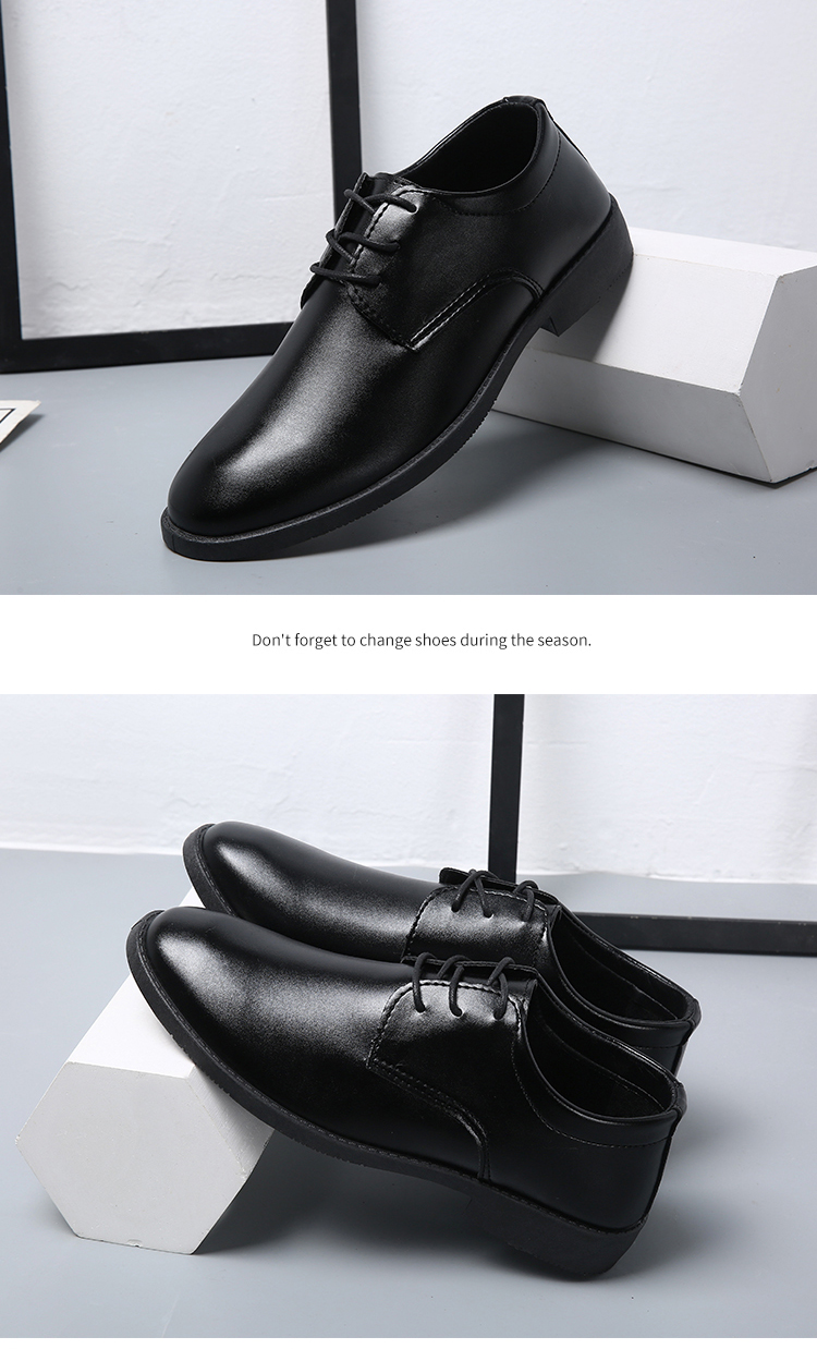 Giày Công Sở Phong Cách Anh Quốc Cho Nam Giày Tây Trang Trọng Đế Mềm Chú Rể Hàn Quốc Giày Da Đám Cưới Mùa Xuân Thu LZ00489 10