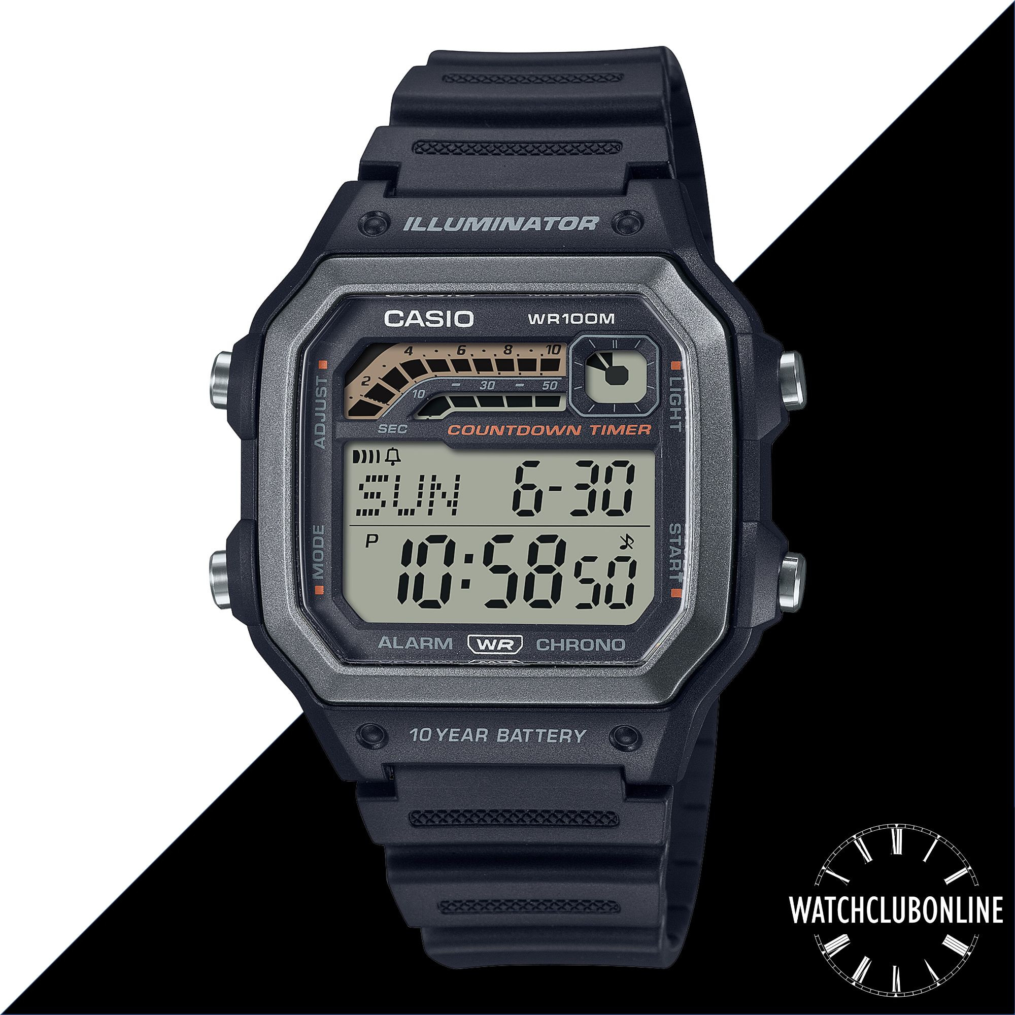 WatchClubOnline] WS-1500H-1A Casio General Fishing Gear Men Casual