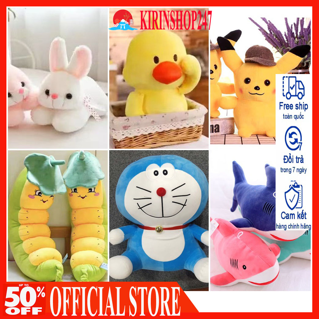 Thú nhồi bông siêu mềm mịn 25-30cm