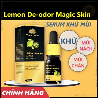 Tinh chất khử mùi  Magic Skin ||Serum Chanh Lemon De-odor Khử mùi cơ thể