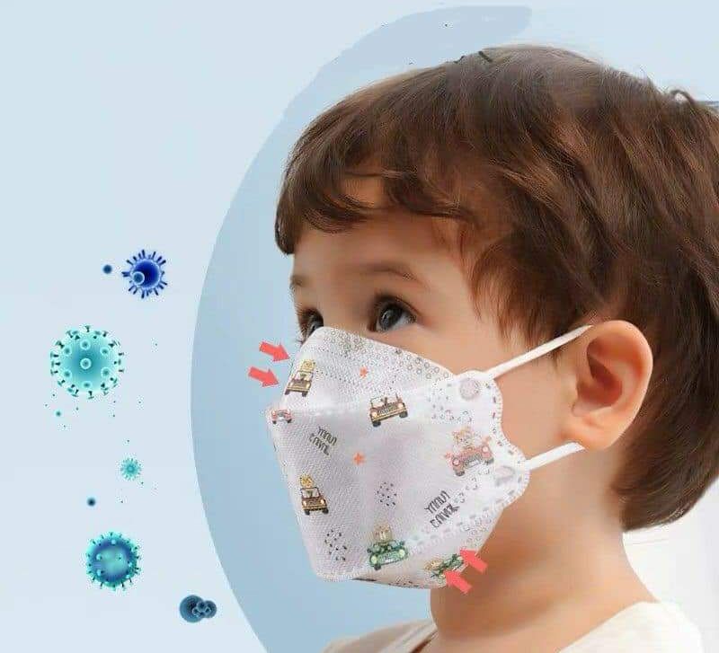 Set 10 khẩu trang y tế KF94 kháng khuẩn cho bé