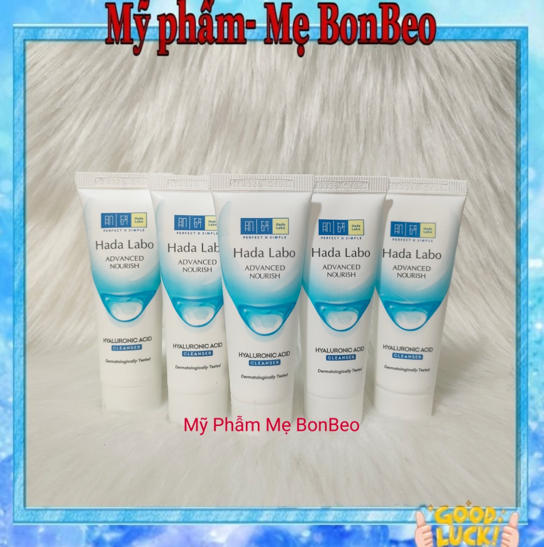 Combo 5 sữa rửa mặt dưỡng ẩm Hada labo Advanced Nourish ( x15g)