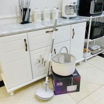 BỘ CHỔI LAU NHÀ HIỆN ĐẠI K8 - VẮT SẠCH - LAU NHANH