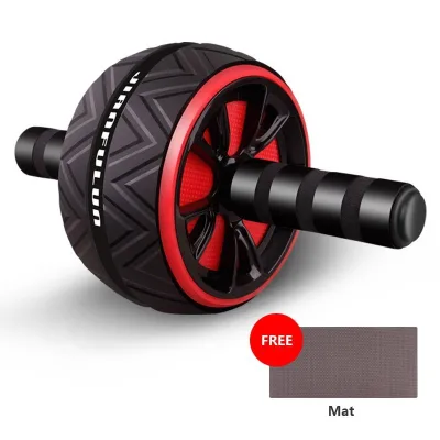 Widened UpgradedAbs Wheel Exercise Gym Roller Abdominal Core Fitness Muscle Trainer Ab Roller + Non-Slip Mat (1)