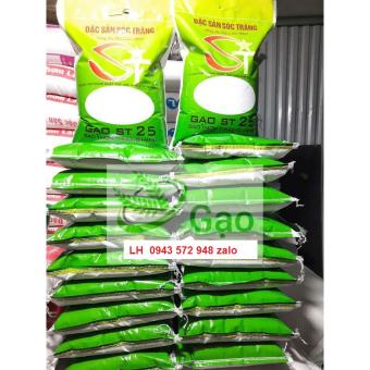 Gạo ST 25 đặc sản sóc trăng túi 10kg - gạo thơm st25